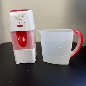Mr. Coffee Fresh Tea Iced Tea Maker 3 Quart w/Pitcher TM75RS Red Tested